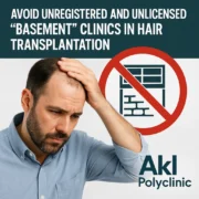 Avoid Unregistered and Unlicensed “Basement” Clinics in Hair Transplantation