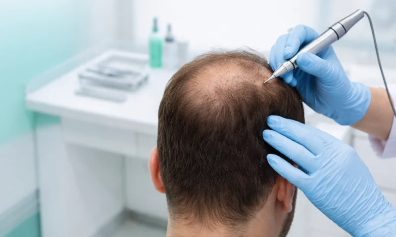 Greffe de Cheveux Sans Rasage